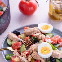 Spanish salad "Pipirrana"